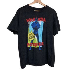 Marvel Black Panther Wakanda Forever T-Shirt Men's XL Classic Marvel Comics
